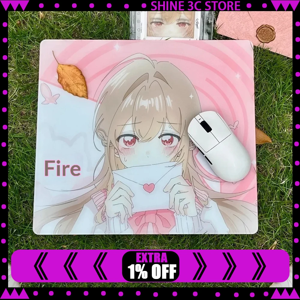 Ramisu Profess Wish Glass Mousepad FPS Smooth Speed Mouse Pad Full Coverage Polyurethane Primer For APEX Valorant Pc Accessories