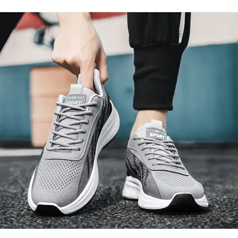 Para unisex casual sneakers stylowe i lekkie odpowiednie do biegania i uprawiania turystyki pieszej zdrowego stylu życia