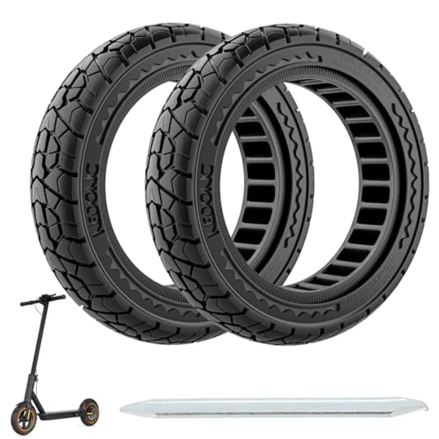 

0X2.25 Off Road Tire for Electric Scooter Ninebot F20/F30/F40/F65 0 inch Solid Rubber Tires for Front And Rear Solid Electric S