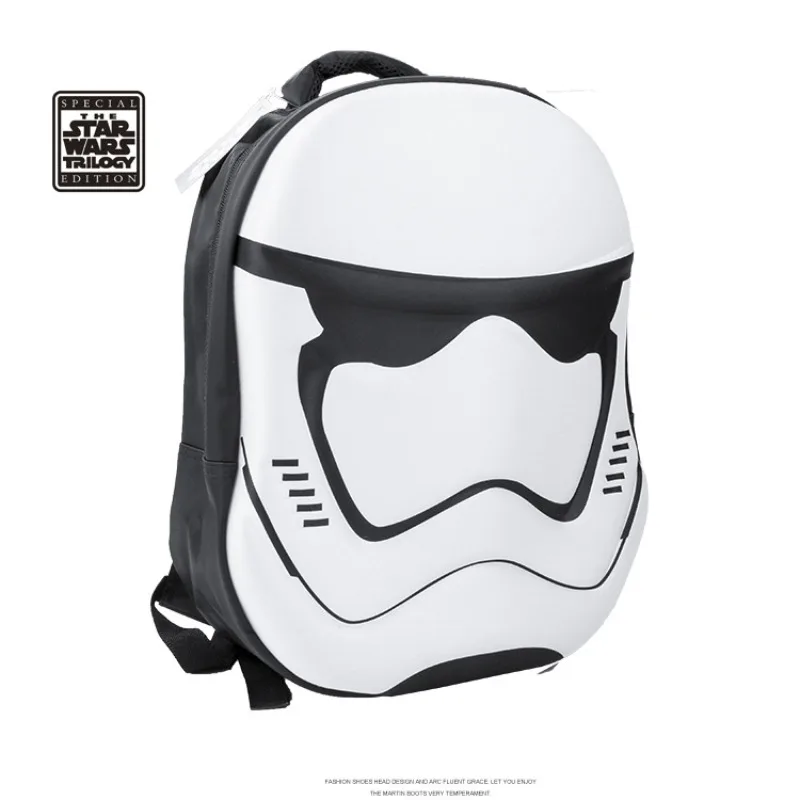 Movie Star Wars 3D Stereo Cartoon Backpack Darth Vader and Stormtrooper Backpack Laptop Bag School Bag Daily Necessities