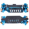 AXSPEED 섀시 프레임 바디 쉘 조립 세트, 금속 및 플라스틱/탄소 섬유, Tamiya TT02 1/10 RC 모델 자동차 업그레이드 부품 4