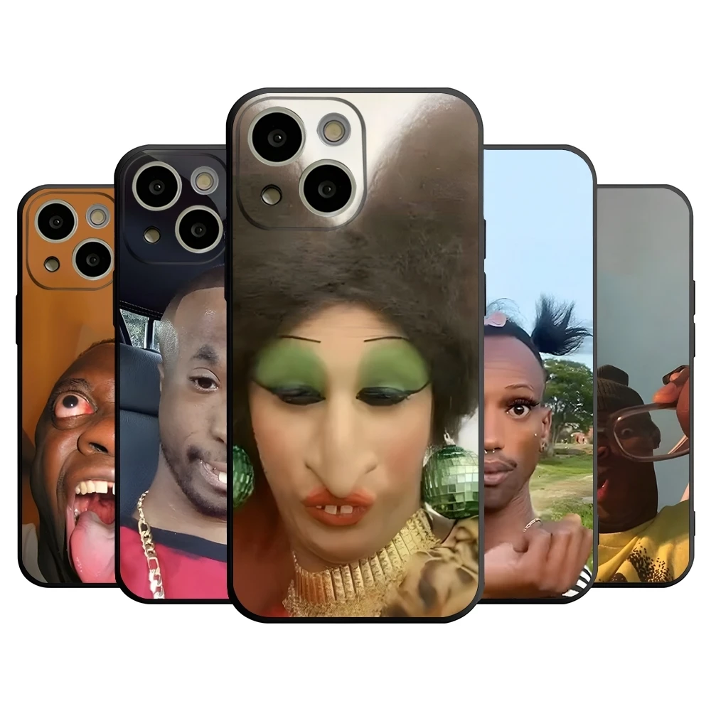 

Ugly Man Phone Case For iPhone 17 16 15 11 12 14 13 Pro Max Mini XS X XR 7 Plus 17E Air Shockproof Silicone Cover Shell Fundas