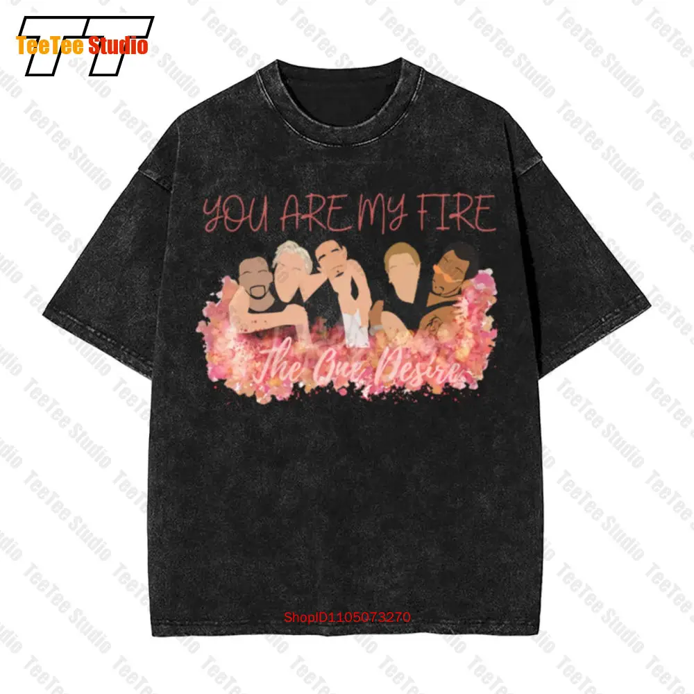 

Винтажная футболка большого размера You Are My Fire Backstreets Boys Back Alright FBF5