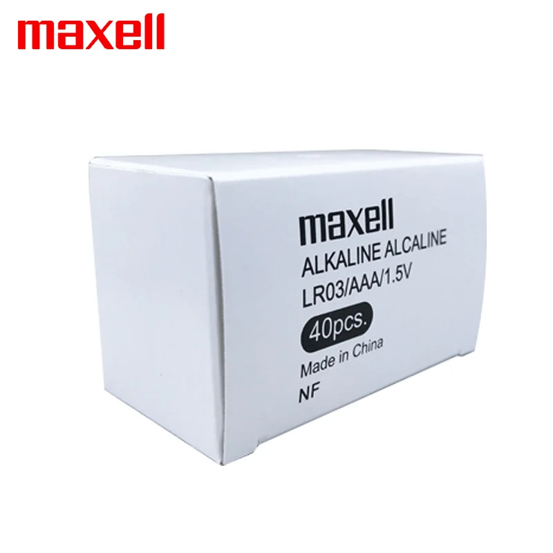 2PCS Maxell Original NEW AAA 1.5V Alkaline Battery LR03 For Camera Toy Flashlight Remote Control Mouse Clock Dry Primary Battery