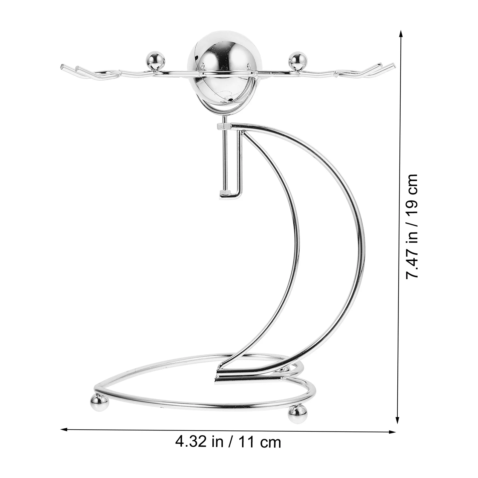 Ornament Iron Person Desktop Decor Physics Balancing Metal Balance Metal Craft For Home Office Shelf Decor