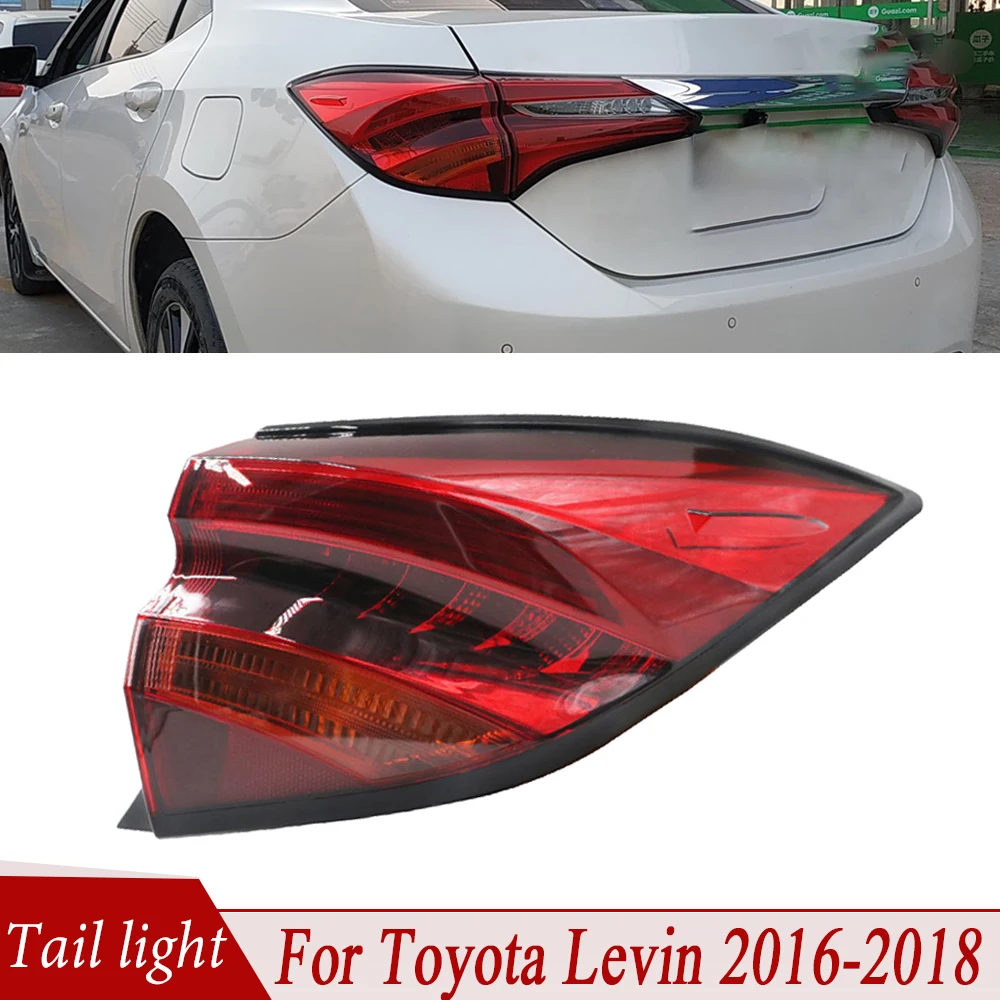 Outside For Toyota Levin  2016 2017 2018 Tail Light Car Brake Light Turn Signal Light Rear Bumper Taillights Tail Lamp Assembly