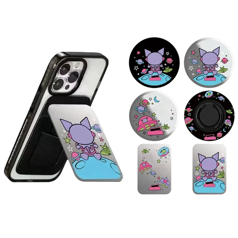 

Space Rabbit MagSafe Folding Black Phone Stand for IPhone Holder Mount Support for Galaxy S