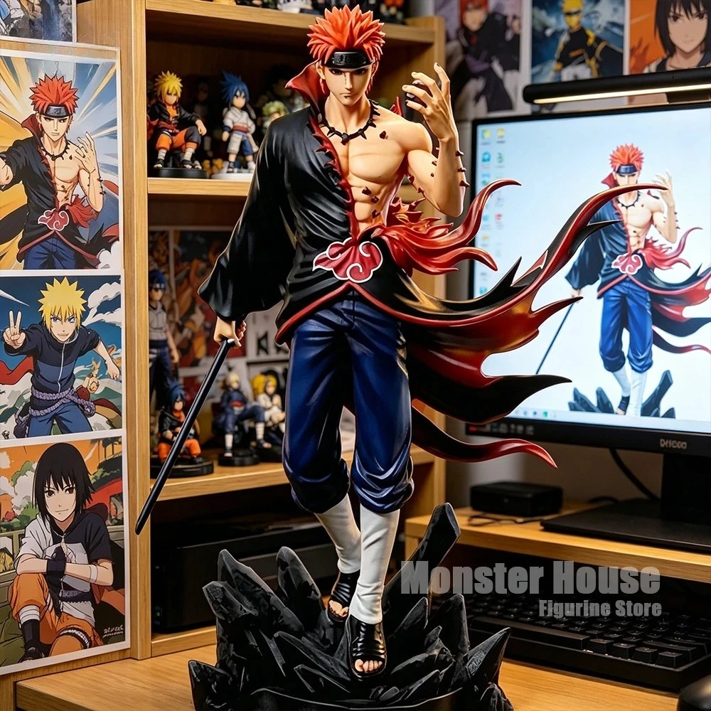 22,5cm/8,86 Zoll Anime-Figur Pain Actionfiguren PVC-Statue Desktop-Ornament Sammlermodell Spielzeug Geschenke