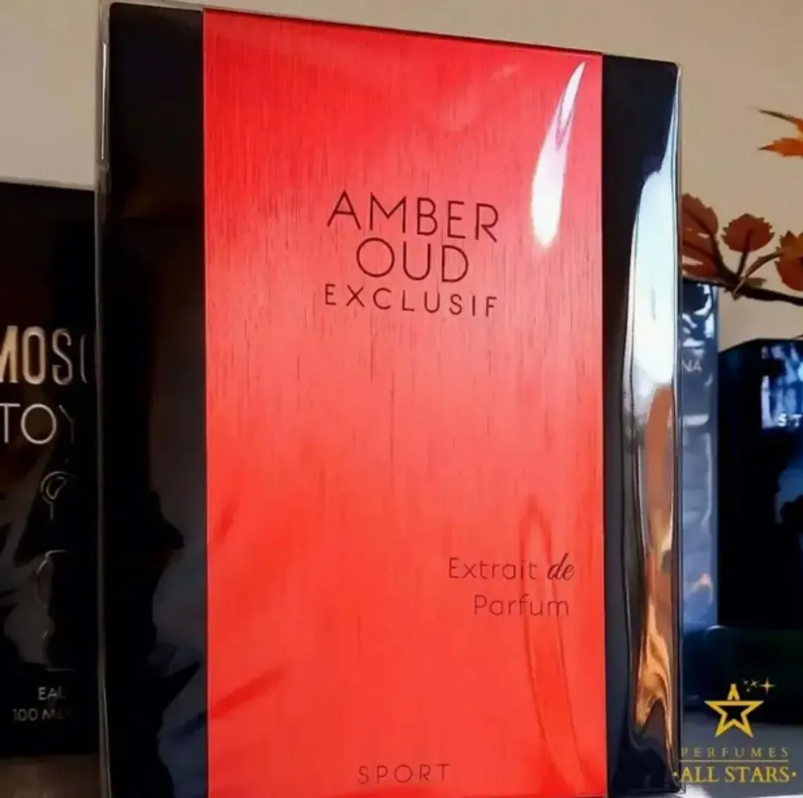AL HARAMAIN Amber Oud Exclusif Fragrance: Premium Red Design, Long-Lasting Intense Masculine Aroma