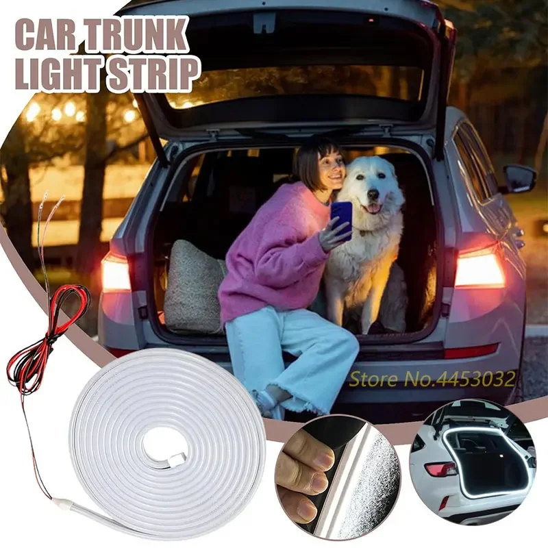 سيارة جذع شرائط مصباح لكزس CT 200 ES 300 RX 350 LS NX IS LC GS LX 570 RC UX LED مصباح لتهيئة الجو الداخلي 12 فولت 4 متر #3