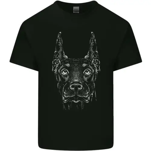 A Doberman Dog Mens Cotton T-Shirt Tee Top