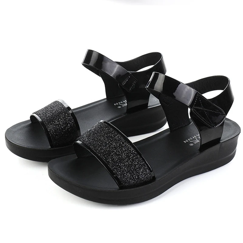 2023 Summer Sandals New Student Casual Women\'s Shoes Woman Flat Wild Pregnant Women Soft-Soled Comfortable Shoes Beach Sandals