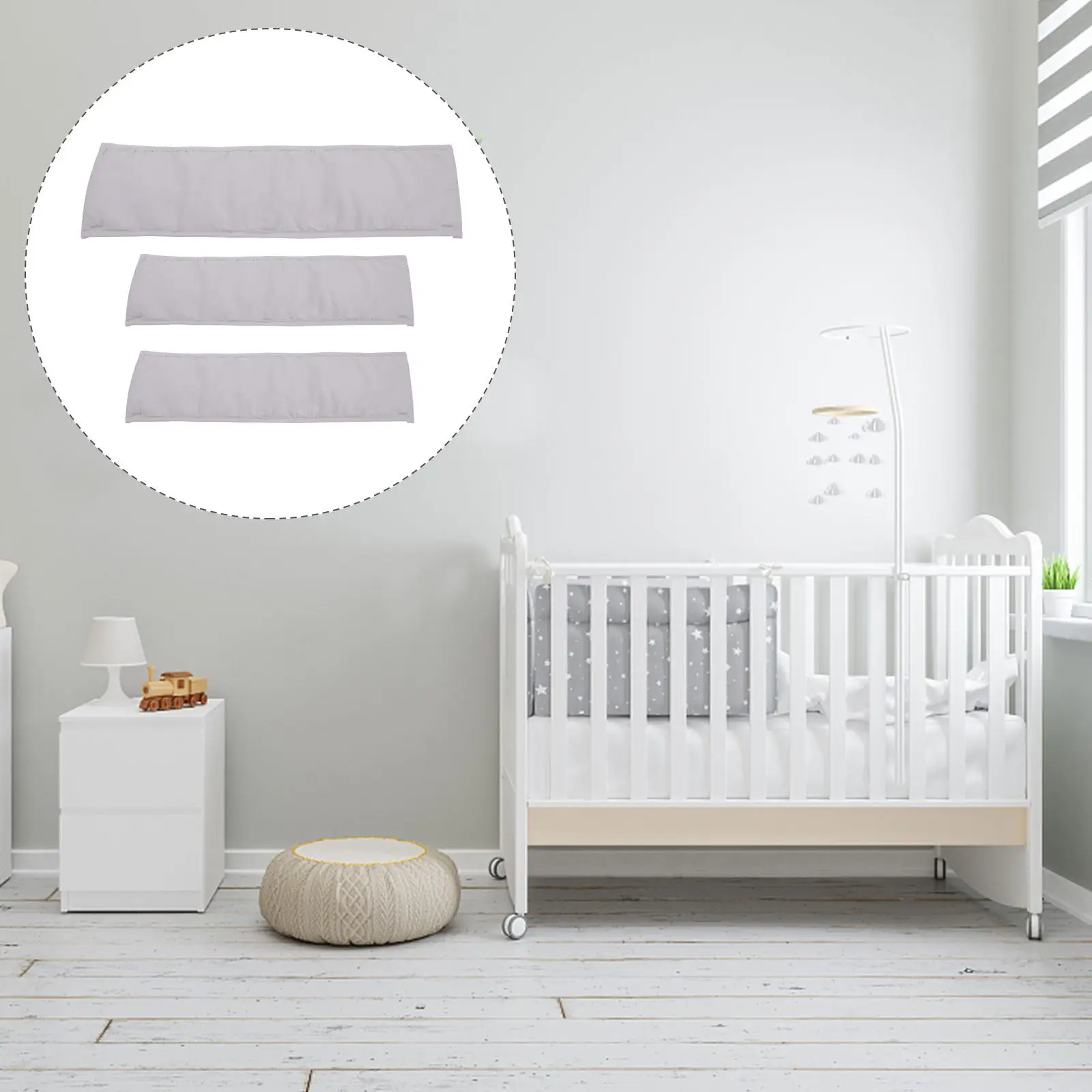 3pcs-rail-crib-rail-cover-for-kids-cover-anti-bite-fence-protector-durable-cotton-crib-wrap-toddler-bed-guard-grey-edge