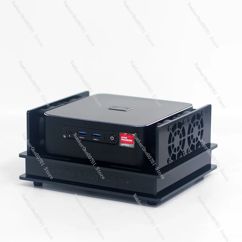 

M8M9M600 Mini Computer Cooler Ryzen R7R9 6900HX Mini Small Host Cooling Fan