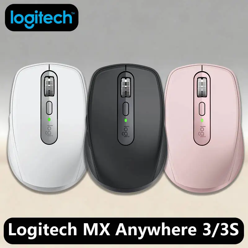 

Logitech Master Series MX Anywhere 3S Bluetooth Беспроводная бесшумная мышь Мягкий звук Офисный женский планшет