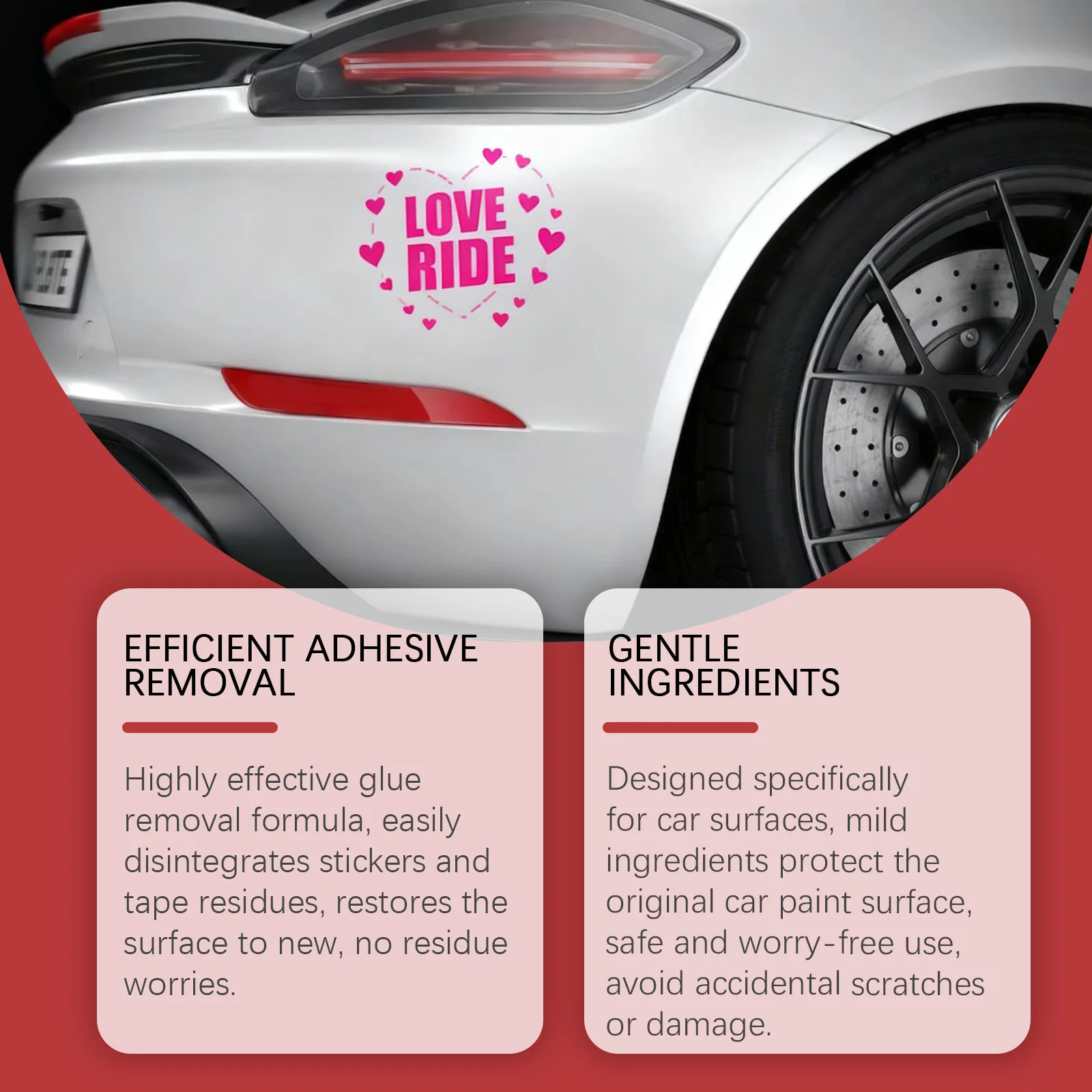 

Набор для удаления остатков с поверхности автомобиля - высокоэффективное средство для очистки от клея, эффективно удаляет клей, растворяет наклейки и ленты, спрей.