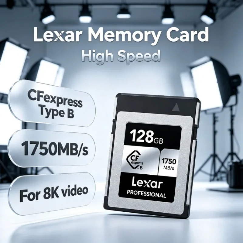 Lexar CFexpress Type B Memory Card Storage Card Read 1750MB/s CF express Type B Card 512GB 128GB 256GB For Cinema Camera