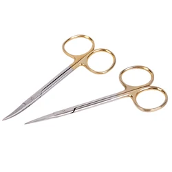 Stainless Steel Medical Dental Surgical Scissors Straight Curved Tip Hemostatic Forceps Ophthalmic Scissors Orthodontic Tools