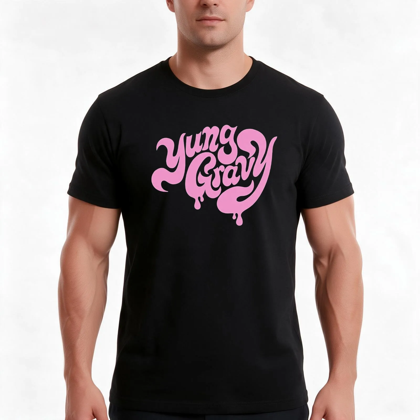 Mr. Clean 6 T-Shirt, Summer Casual Cotton Tee, Oversized Streetwear Tops, Vintage Graphic Print, Loose Fit Short Sleeve