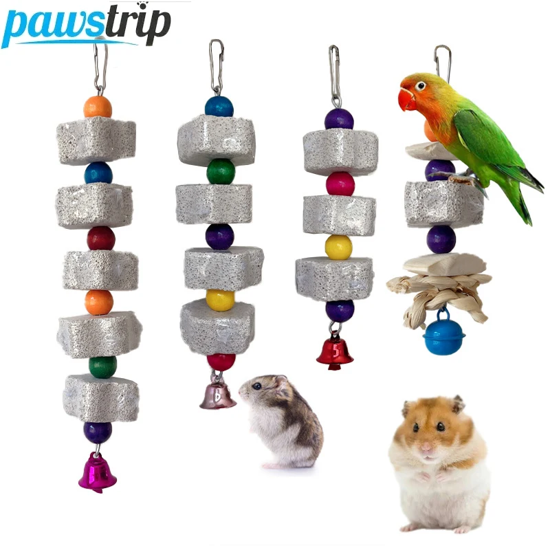 

Натуральные минеральные зубы, молярный камень, подвесная веревка для домашних животных, коренные зубы, игрушки для морской свинки, хомяка, кролика, шлифовальный камень для зубов