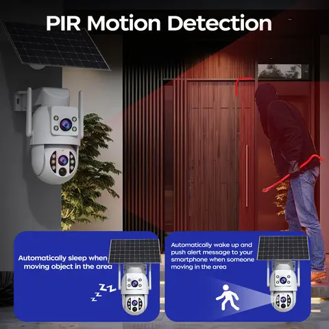 10 best sales वाईफ़ाई कैमरा आउटडोर सौर - №7