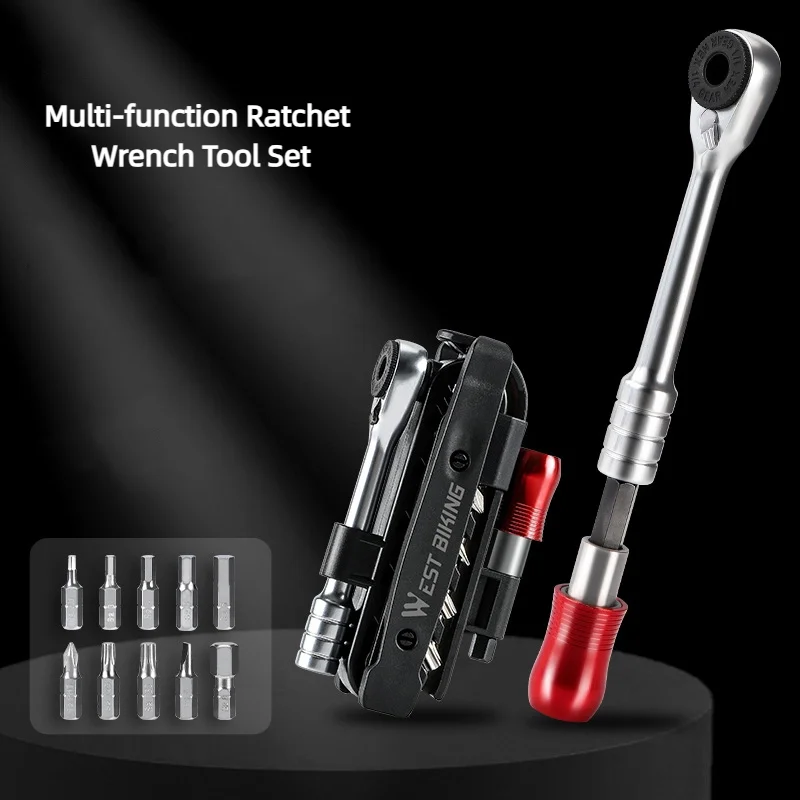 

Portable Bicycle Repair Tools Kit Multifunctional Bike Maintenance Tool Ratchet Wrench Tool Set For MTB Mountain Road Bike