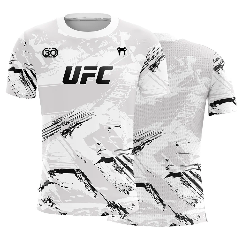 

Футболка UFC в стиле комиксов - 3D-футболка с коротким рукавом для смешанных единоборств - дышащая и удобная для спорта и боя