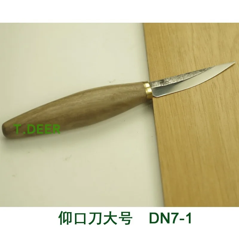 T.DEER TD‑DN7 Hand Spoon Carving Shaping Knife, Wood Carving Tool for DIY Woodworking Craft