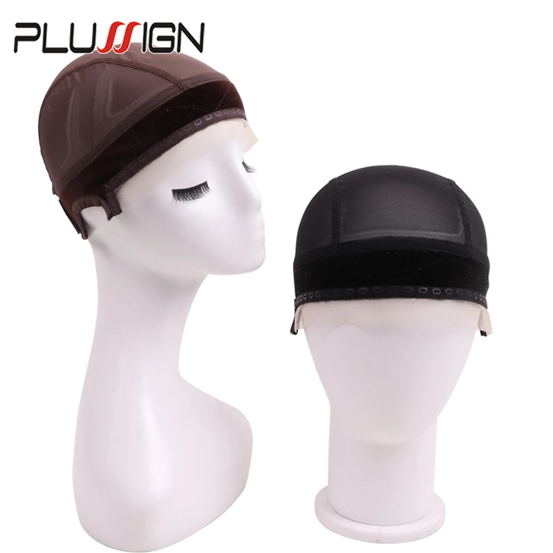 Plussign Lace Grip Cap With Ear-Cutouts Non-Slip Strip For Keep Wigs In Place Wig Grip Cap With Lace Edge For Wig Natural Look