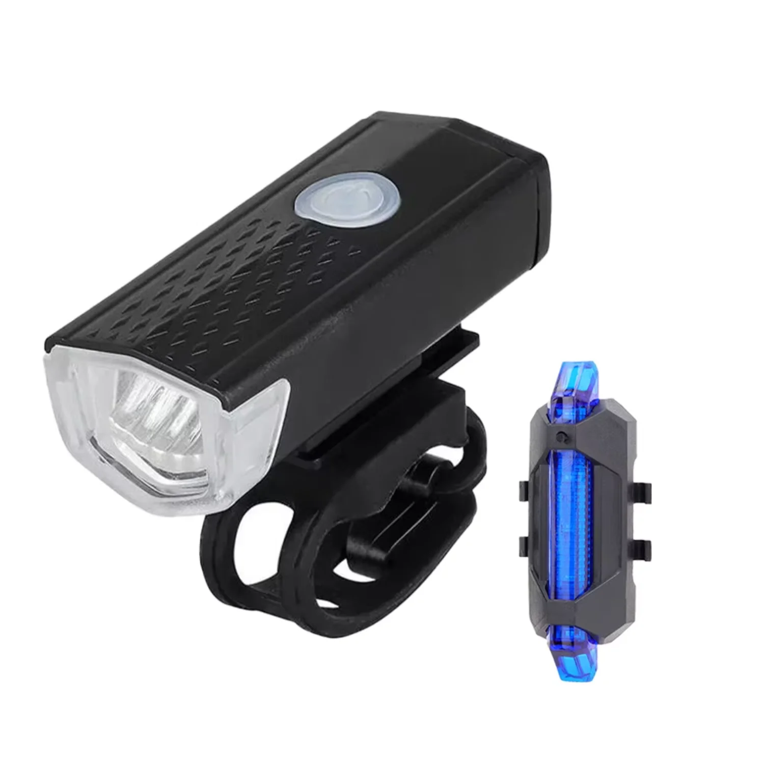 

MTB Bike Lights Set USB Rechargeable Waterproof Mountain Bike Headlight Light Front Warning Cycling Accessorie