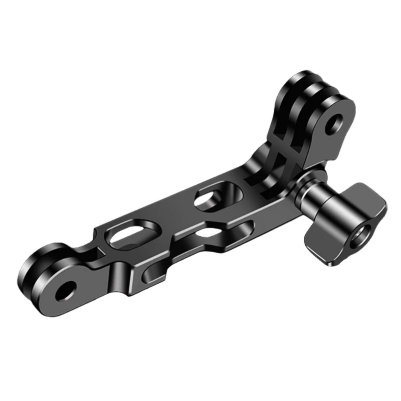 1 قطعة قاعدة معدنية جبل حوامل ثلاثية صغيرة محول تصاعد مسامير ل Gopro Insta360 DJI عمل هيكل قفصي الشكل للكاميرا الحفارات الإطار قوس #2