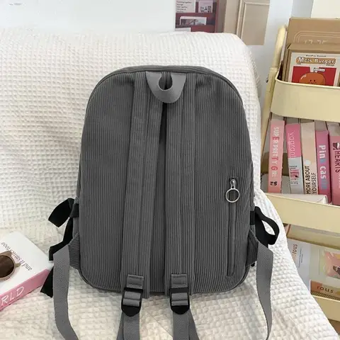 Portable Bow Knot Student Backpack Pleated Large Capacity School Bag Adjustable Bows Backpack
