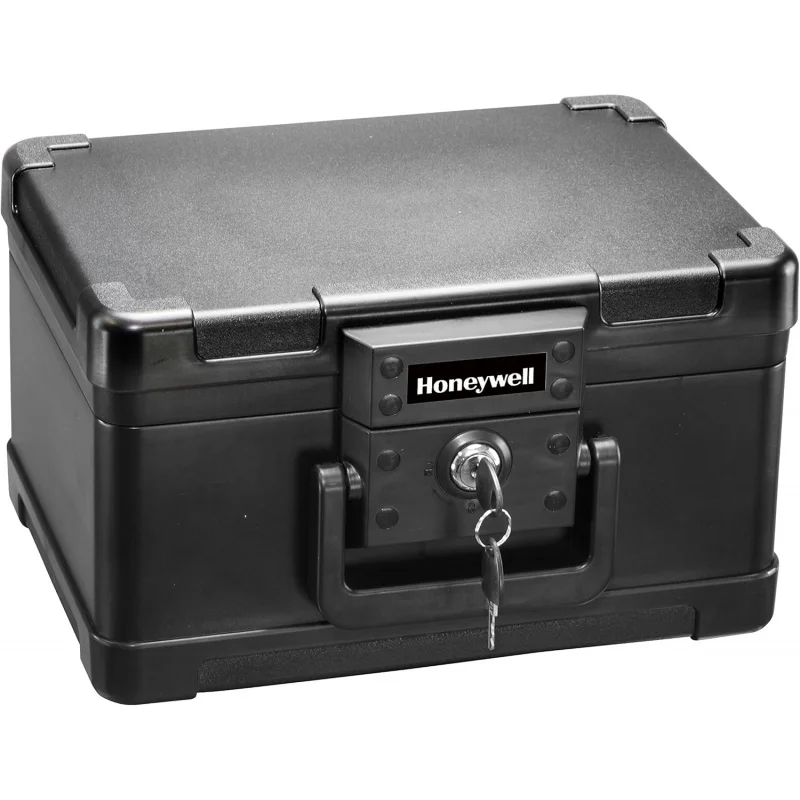 Safes & Door Locks - Small Safe Box Chest for Home - Fireproof Safe Holds #10 Envelopes, USB - Strong ABS Plastic - Docume