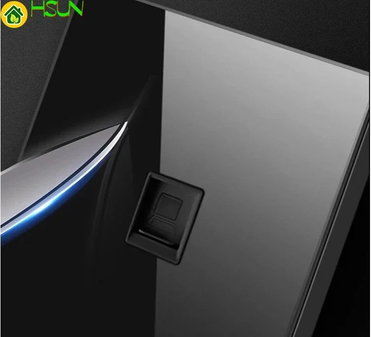 وصل حديثًا لعام 2021 مفتاح إضاءة جداري لجرس الباب ولوحة زجاجية كريستالية وممر زجاجي حقيقي أسود #3