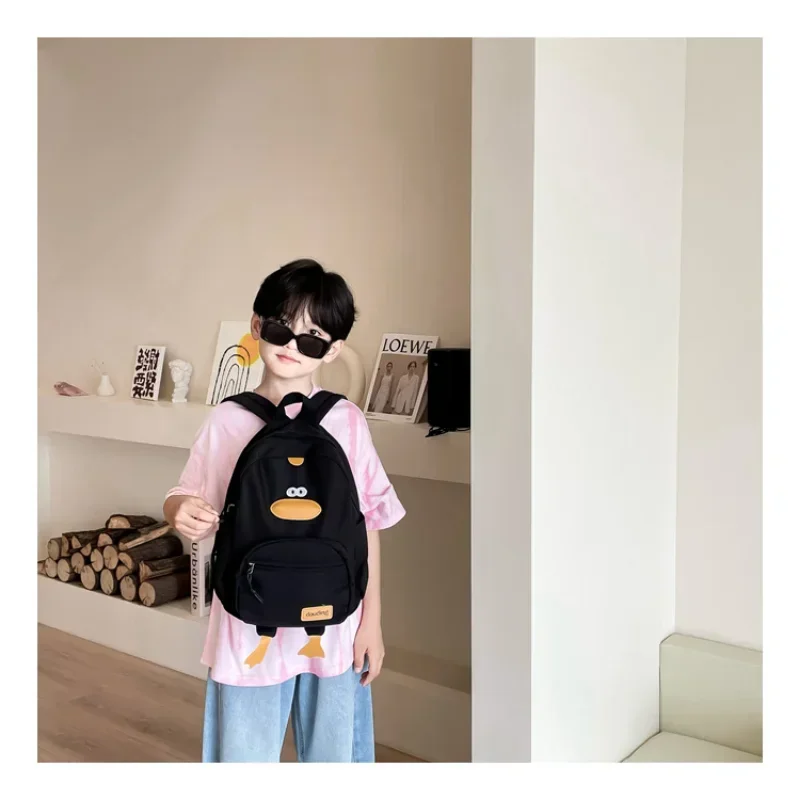 Lightweight Wear-Resistant Duck-Shaped Travel Backpack for Young Children 3