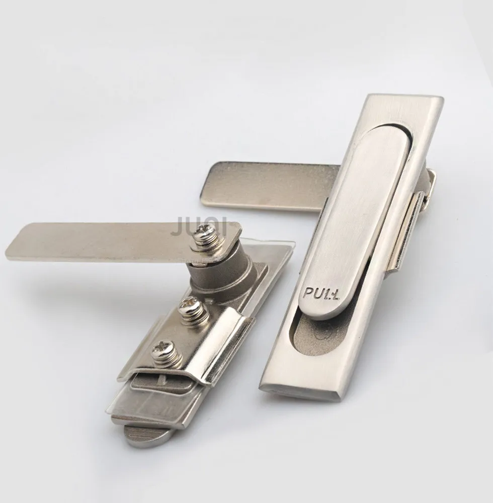High quality MS717-1-2 flat lock 304 stainless steel lock distribution box lock, industrial machinery and equipment handle lock