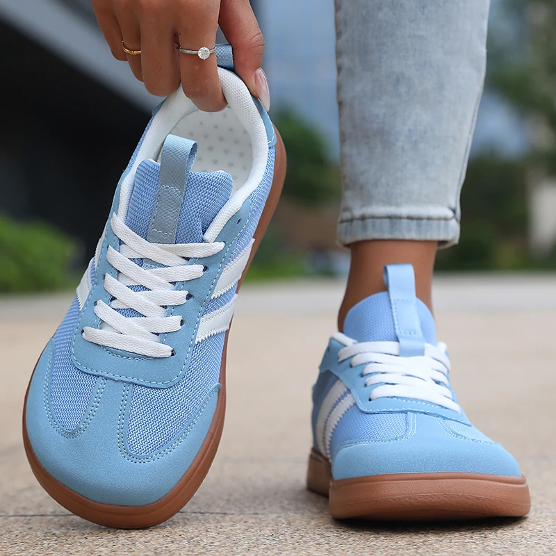 Breitspitzige Zero-Drop Anti-Rutsch Herren Hochwertige Casual Sneakers Unisex Barfußschuhe Atmungsaktive Mesh-Schuhe für Straßenläufe und Jogging – Detail 7