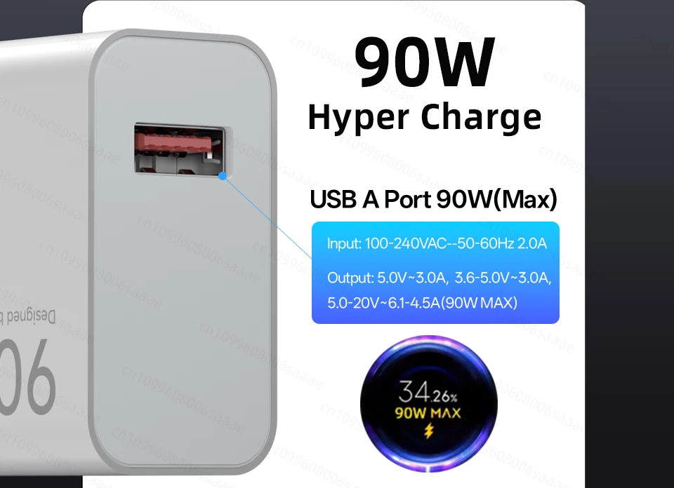 Cargador Original XIAOMI de 90W, Hypercharger Poco, Carga Rápida, Tipo C, para Mi 13 Ultra, 14, 15, 17, Poco F8 Pro, F7,