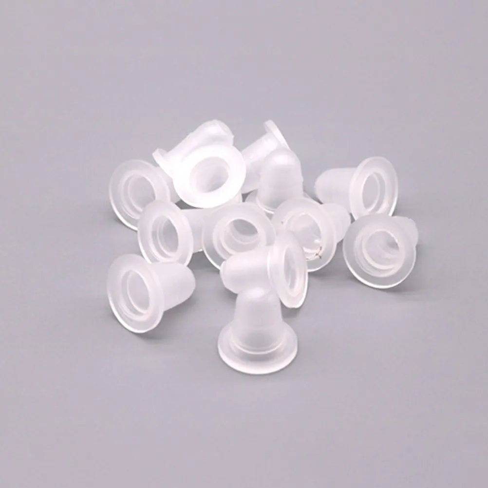 

100Pcs Premium Silicone Ink Cups for Tattoo Pigments Semi and Eyelash Extension Quick Application Disposable