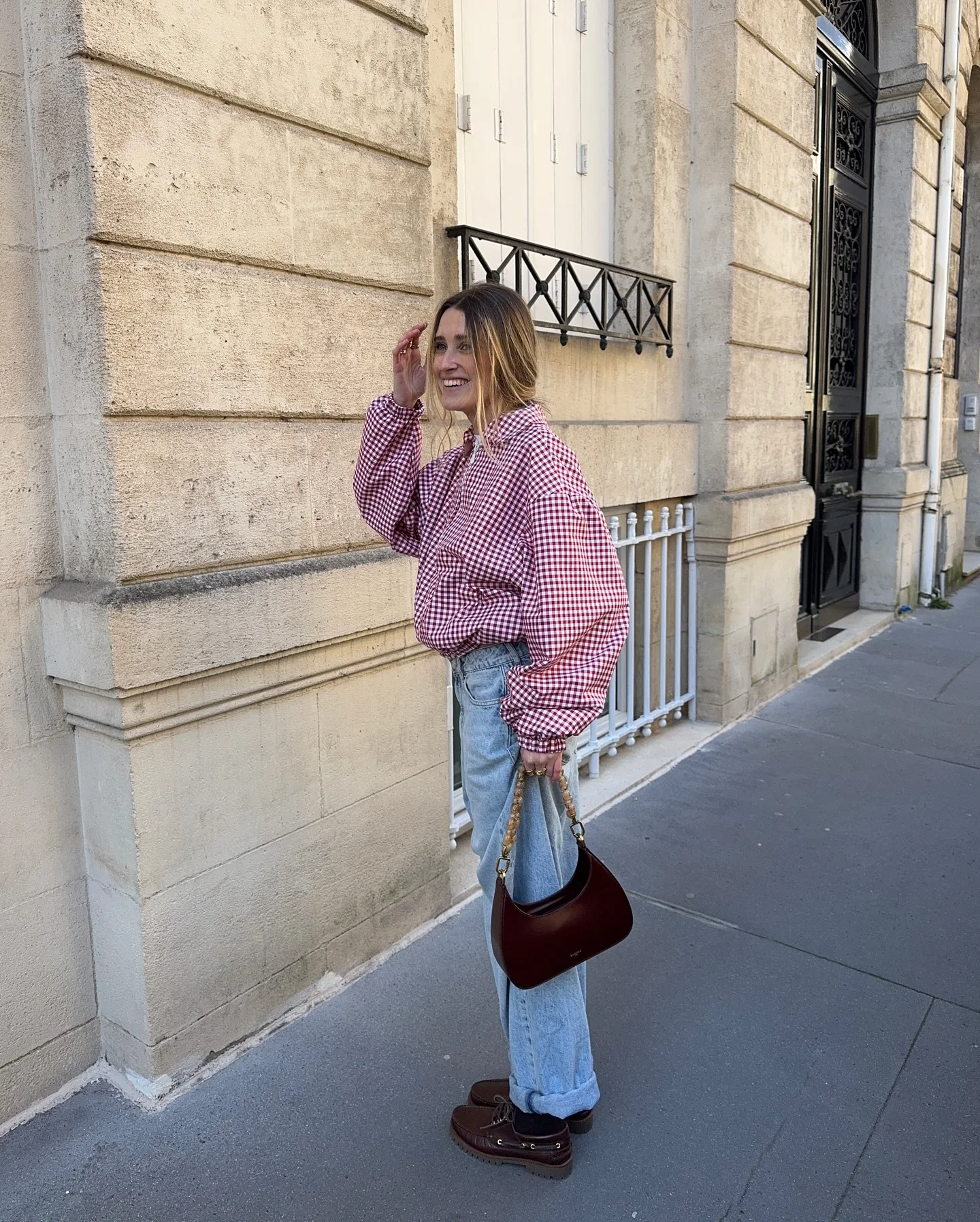 سترة نسائية قصيرة منقوشة باللون الأحمر كاجوال بياقة واقفة وأكمام طويلة وياقة واقفة وسحاب سترات فضفاضة للسيدات ملابس خارجية يومية للشارع #5