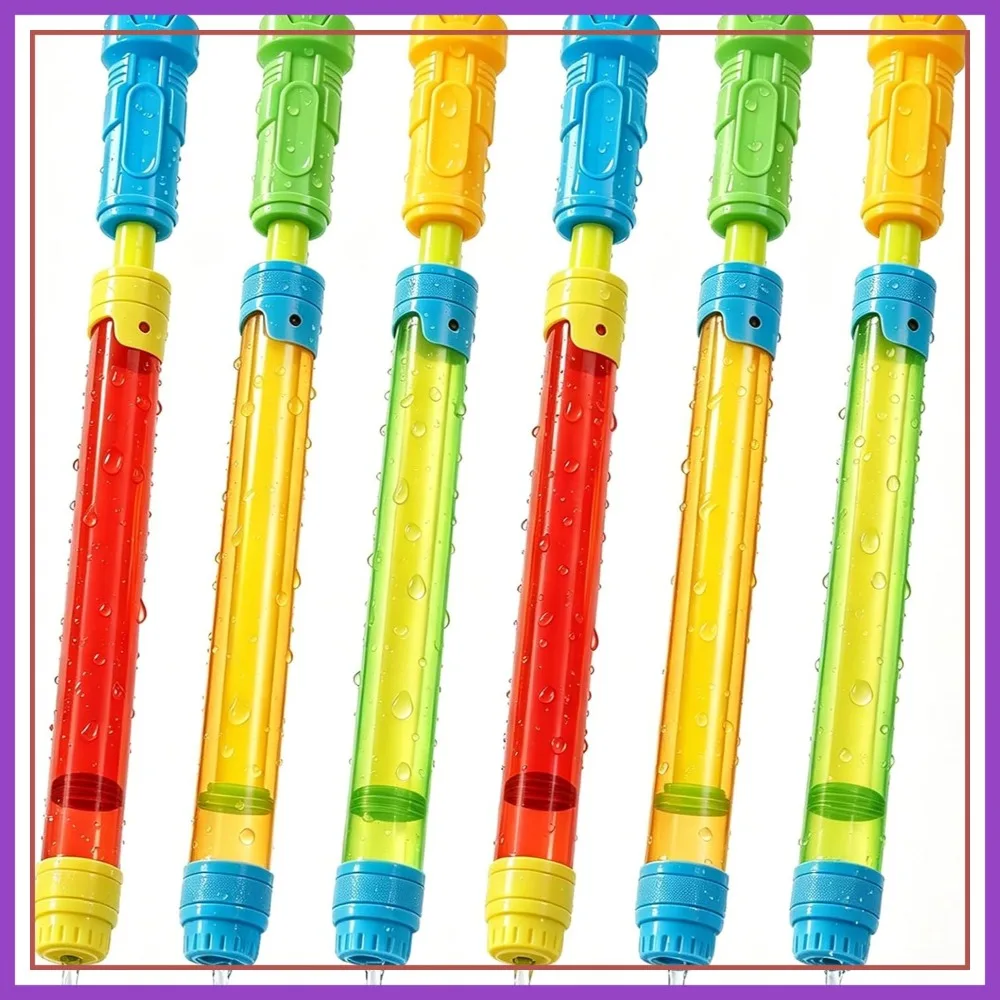 

Water Squirt Gun Shoots Up to 40 Feet, Outdoor Water Toys for Pool, Beach, Summer Party Games (6 Pack)