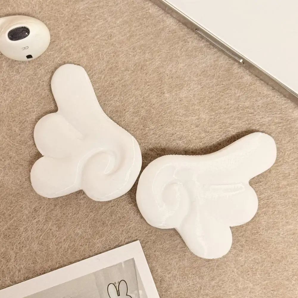 Angel Wings Decor Wired Headphone Accessories,Removable 3D Cute Angel Wing Wired Headphones Decoration DIY for Women Girls