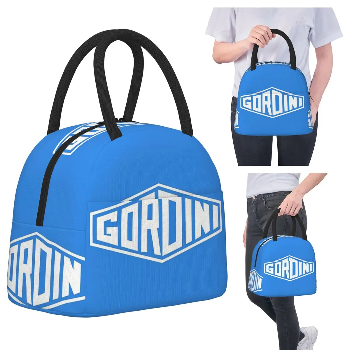 Loghi per auto d'epoca Gordini Borse per il pranzo Bento Box isolato Borsa per il pranzo portatile Borse da picnic Borsa termica per donna Viaggi per bambini