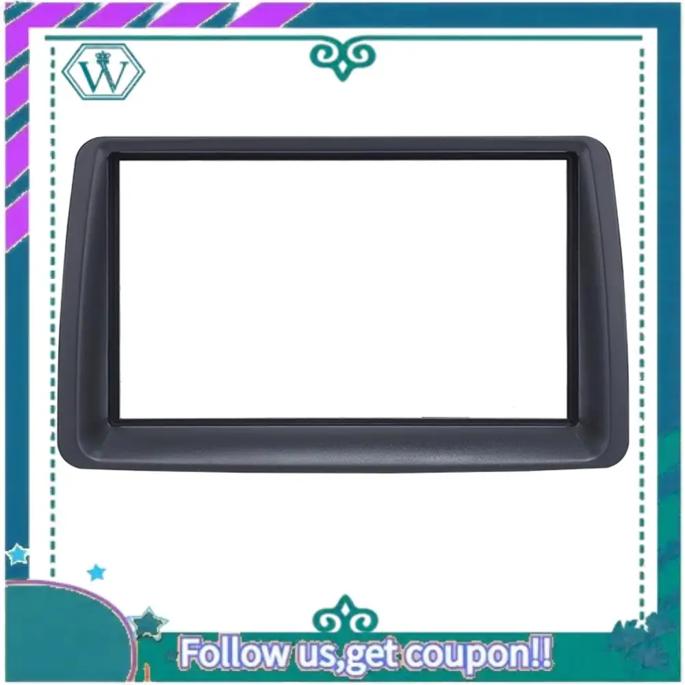 

AA92-7 Inch 2 Din Car Stereo Radio Fascia Audio MP5 Installation Dash Adapter Frame Panel For 2003-2012 FIAT PANDA