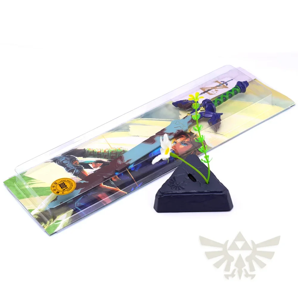 30cm/11.81in Łzy Królestwa Mistrz Miecz Modele broni z wersją podstawową Peryferia do gier Metalowe rzemiosło Kolekcje na biurko