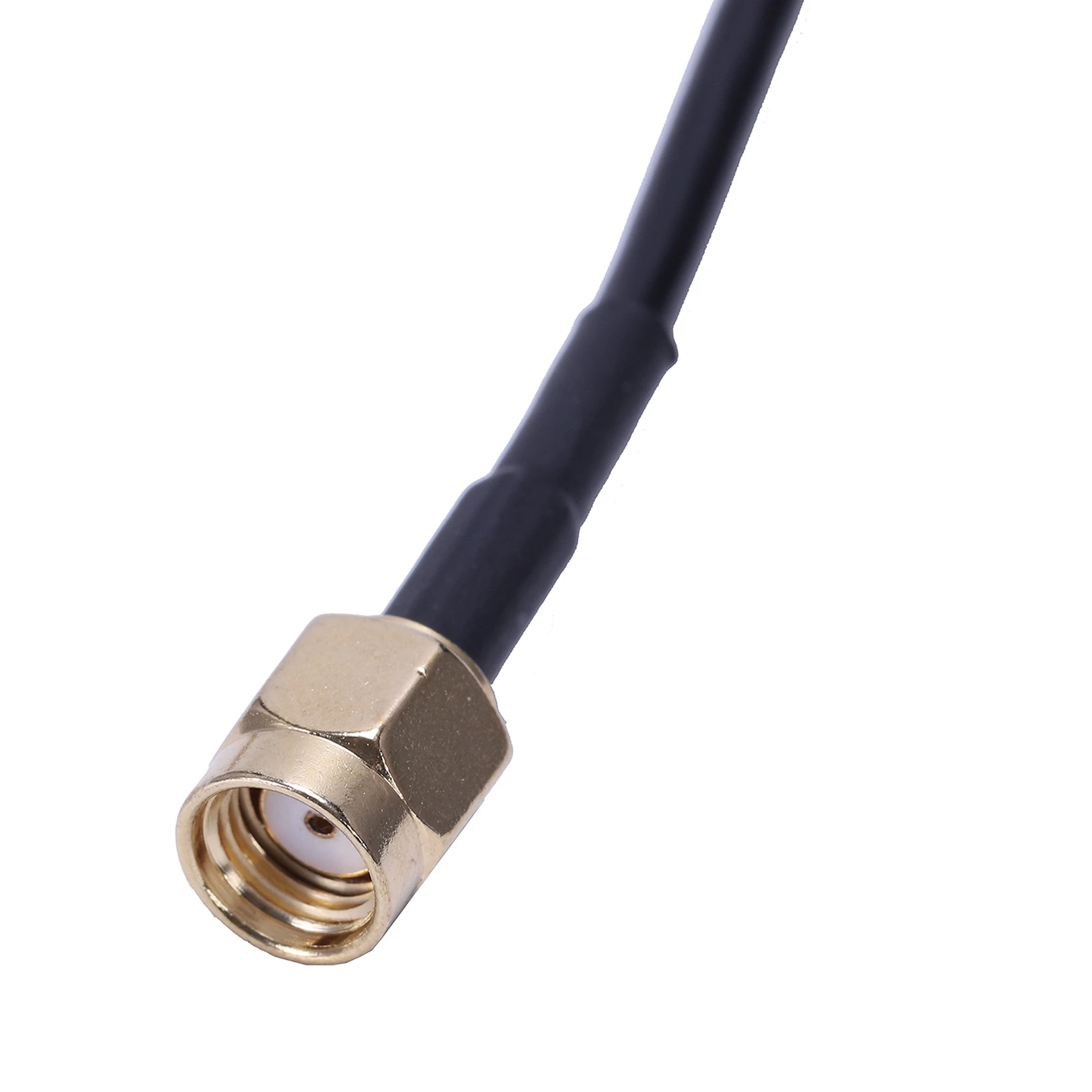 

75STO-2X 5M Black RP-SMA Male To Female Wifi Antenna Connector Extension Cable