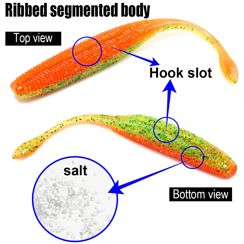 Spinpoler Soft Spindle Worm Lu - огляд і ціна Fishing Lure Spinnerbait