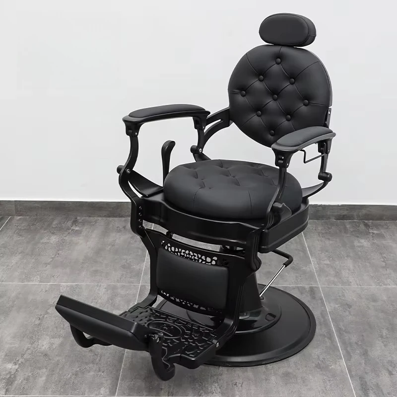High End Beauty Salon Furniture 360 Degree Rotated Comfortable Men Hair Cutting Barber Chair for Sale