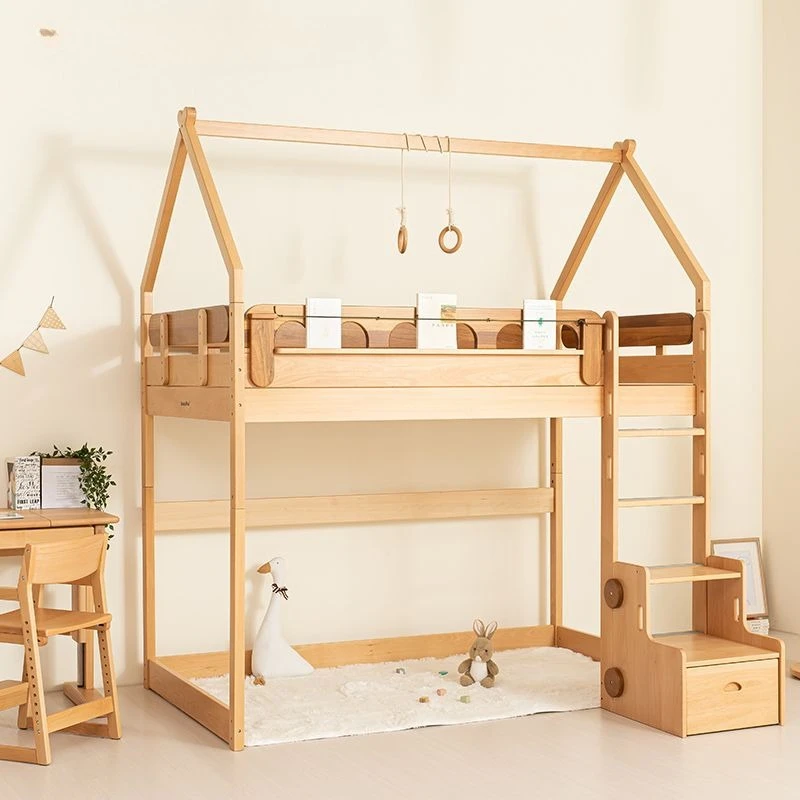 Flying House Bed Half Tall Bed Full Solid Wood Bed House  Boys and Girls Room Multipurpose  Tree House  Bedroom