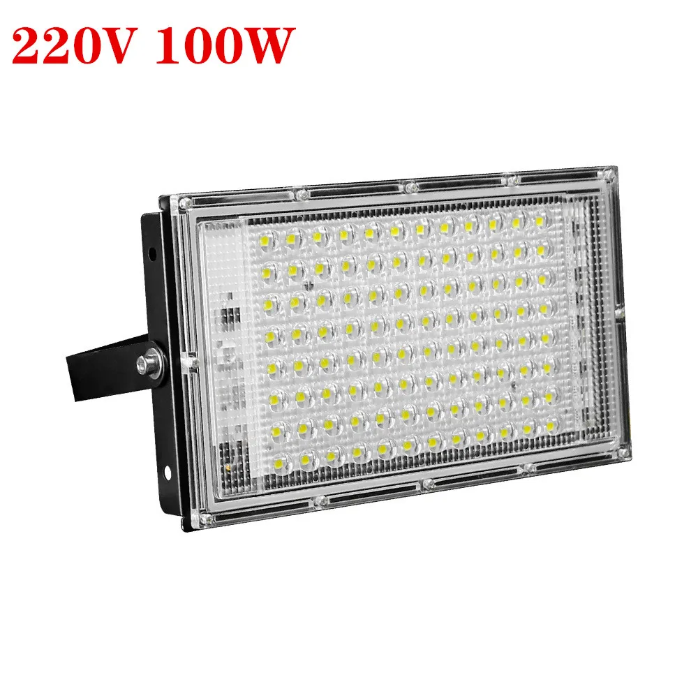 

50W 100W Led Flood Light AC 220V 230V 240V Outdoor Floodlight Spotlight IP65 Waterproof LED Street Lamp Landscape Lighting